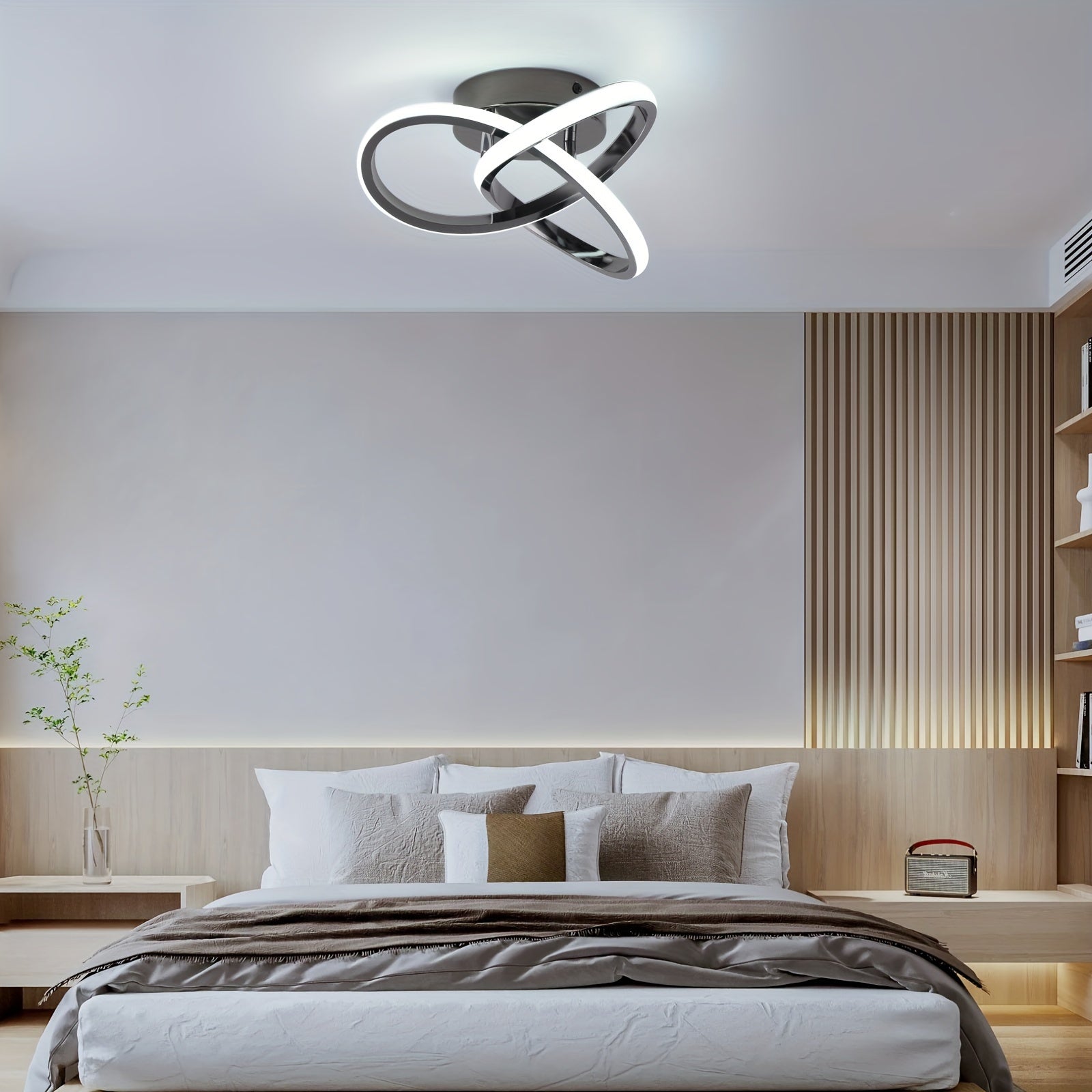 Black recessed light fixture, hallway light, LED ceiling light, suitable for kitchen, bedroom, garage, bathroom, balcony, hallway, staircase, passageway LED lighting