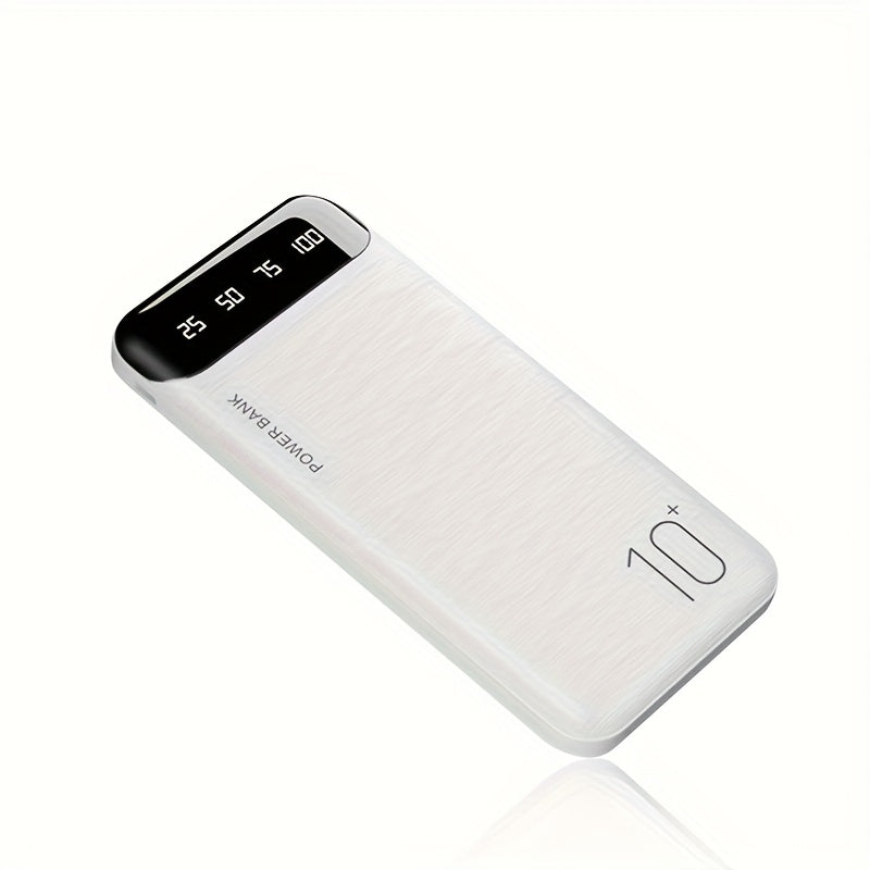 High-Capacity Outdoor Emergency Power Bank with 10000/20000Mah. Features Dual USB Outputs, Type-C And Micro Input Ports, an LED Digital Battery Indicator, And a Safe, Stable Polymer Lithium Battery, Making It Ideal for Charging Mobile Phones