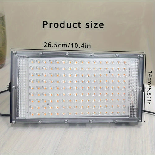 144 LED Full Spectrum Plant Grow Light, USB Powered with On/Off Switch, Ideal for Indoor & Outdoor Use, Perfect for Greenhouse, Vegetables, Succulents and Lawn Care