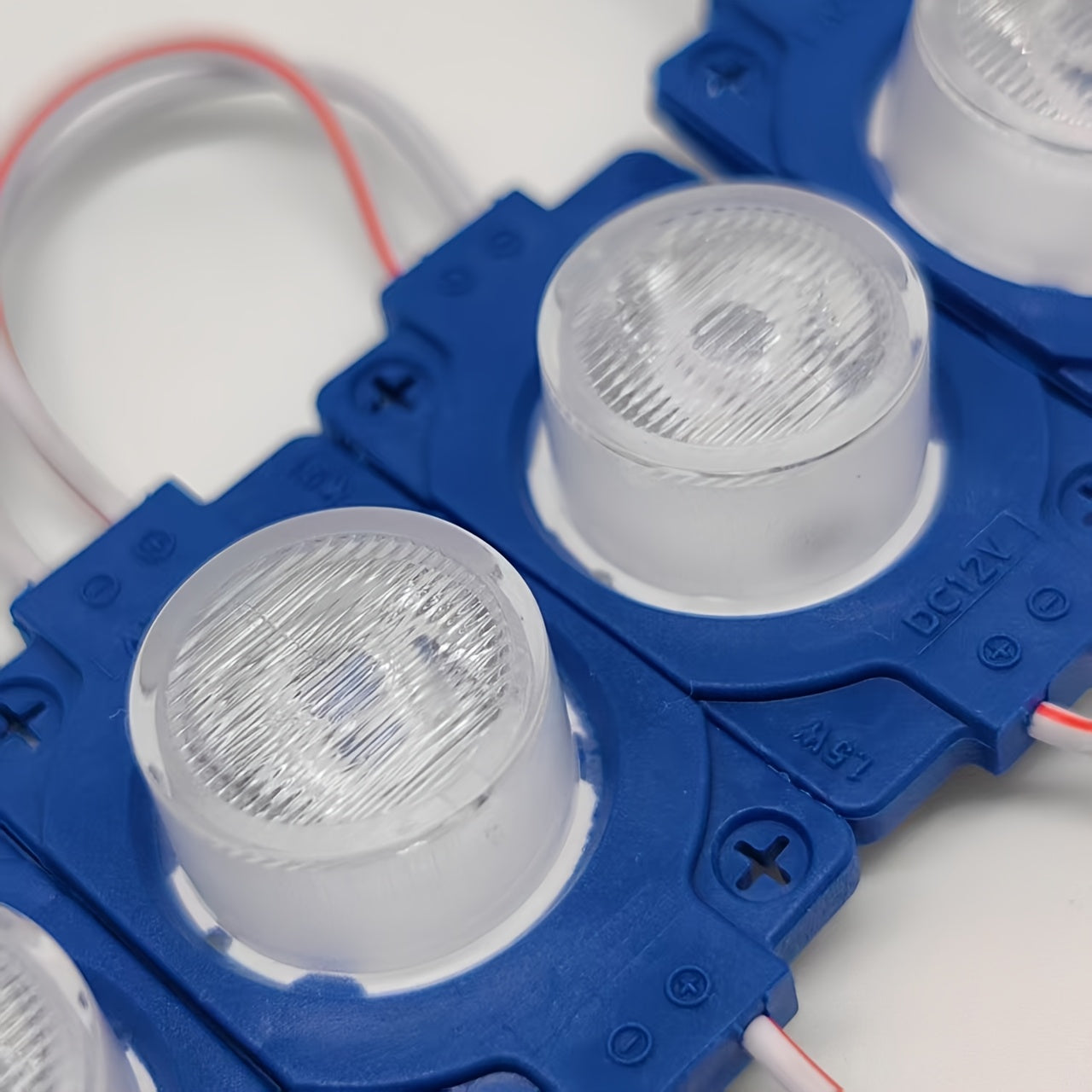 20 Pieces LED Module Light - Street & Area Lighting - Energy Saving LED Decorative Light, Perfect for Garden Parties, Hotels, Cafes, Catering, Event Hosting, Adhesive Tape Included - Versatile DC 12V Module Light