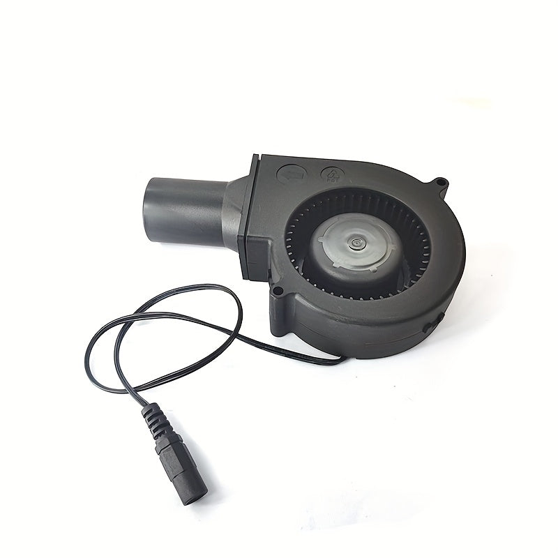 Outdoor Camping Portable Fan 9733 DC12V 1.80A Turbo Blower Fan, 3.82 Inch High Airflow Strong Wind Double Ball Bearing Centrifugal Blower with Air Outlet
