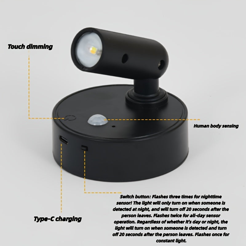 Minimalist round hill spotlight, adjustable RGBW lighting effect, simple design, modern lighting lamp, cabinet lighting spotlight, spot light, ambiance light