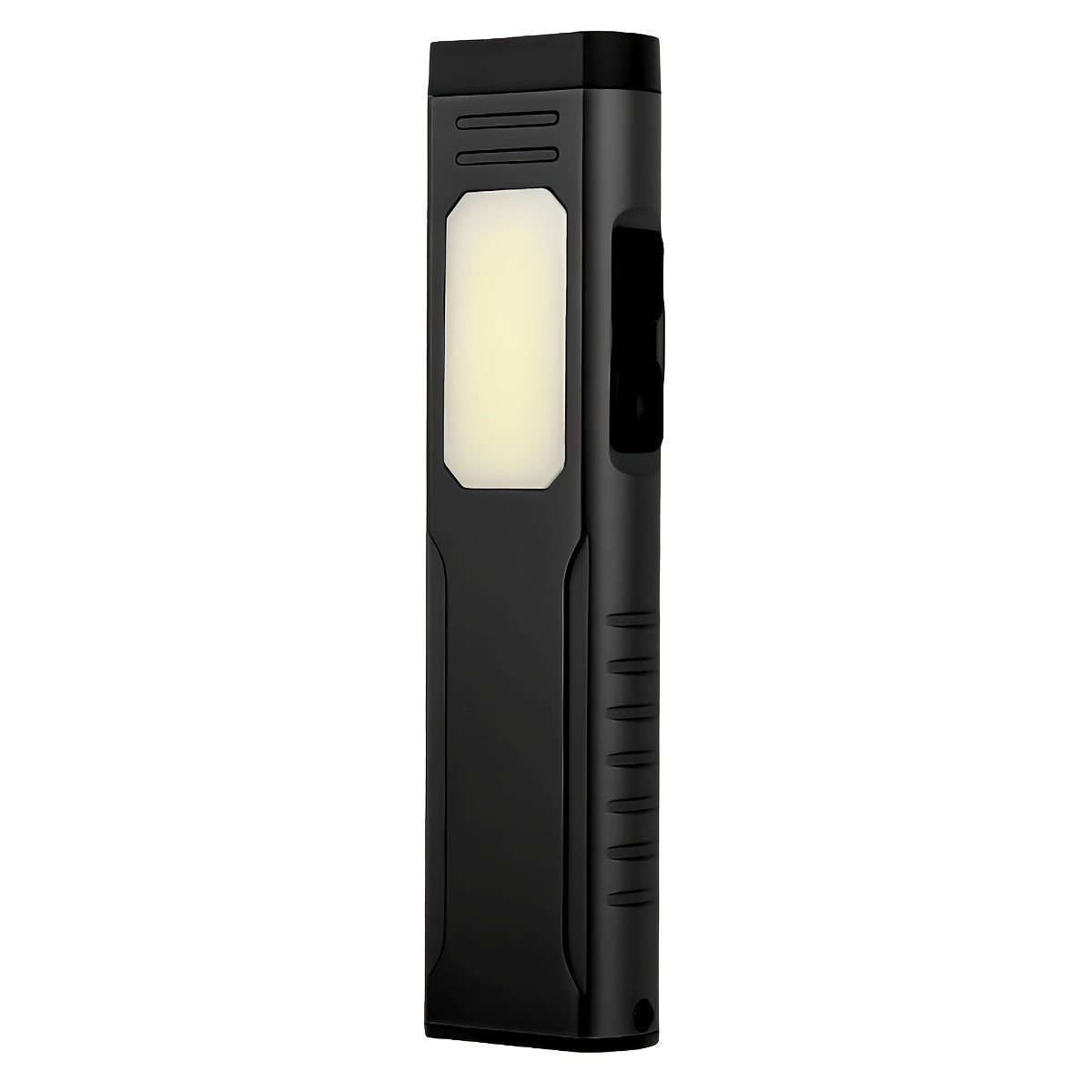 EDC Tactical Flashlight Flat Rechargeable Dual Switch LED Mini Flashlight Digital Display 7 Modes Pocket Flashlight for Home Camping Emergency Use