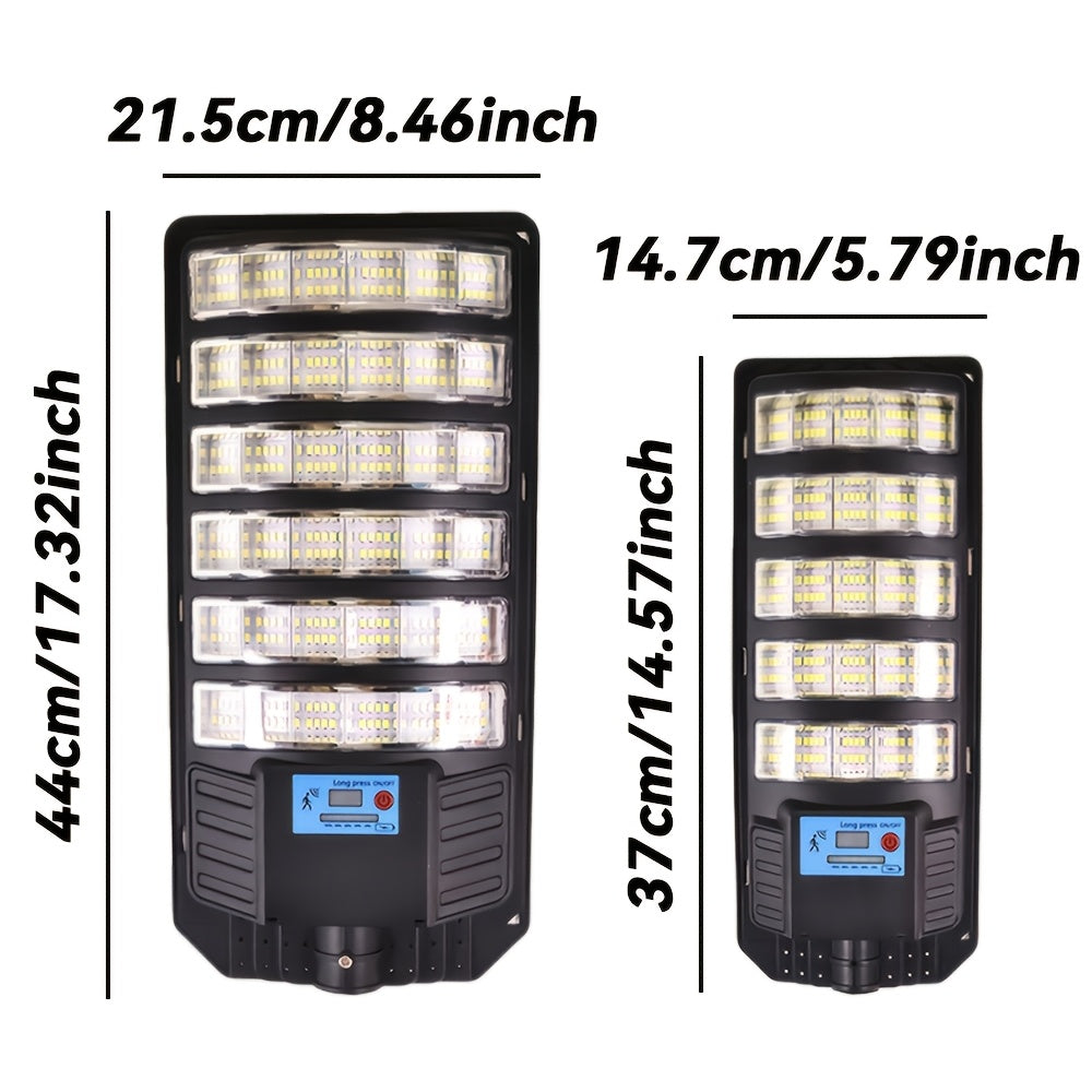 Zero Electricity Cost Professional Solar LED Light, 270° Wide Angle IP65 Heavy Duty Security Sensor Light | Suitable for Farm, Driveway, Garage, Patio, Fence, Deck, Pool, Shed, Wall and Winter-Use Remote Dimming | Christmas & Black Friday Special Offer