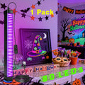A blacklight tube, equipped with 80 LED beads, with a 39.4-inch power cord, with switch, 360-degree rotatable, very suitable for UV lighting for glow parties, body painting, and Halloween and Christmas celebrations