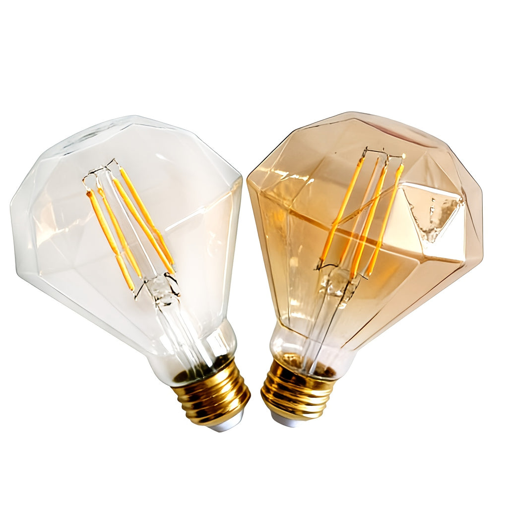 Diamond lighting bulb 120V 4W 2700K Edison bulb vintage LED bulb 4W non-dimmable special decorative bulb