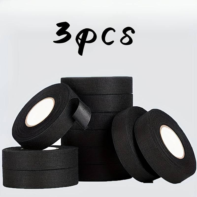 Flexible Adhesive Tape – Heat-Resistant Automotive Wiring Harness Tape, Anti-Noise & Wear-Resistant Tape, Flame-Retardant Auto Tape, Soundproofing Tape, Woven Damping Tape