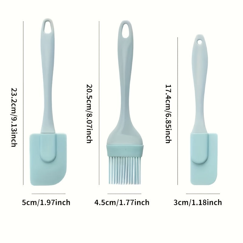 3-Piece Baking Decorating Set – Easily Smooth Cake Surfaces, Brush Sauces & Collect Batter – Makes Baking Process More Enjoyable