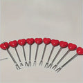 304 Stainless Steel Heart-Shaped Fruit Forks – Romantic Cutlery for Valentine‘s Day, Christmas, Wedding Parties – Durable Decorative Fresh Fruit & Snack Forks
