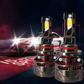 2-Pack H4 H7 9005 9006 H11 H1 H13 Headlight LED Car Headlights, 500% Super Bright, Canbus External Driver, 52500LM, Ultra-Long Life Fast Cooling Fan - B13, No Battery Included