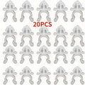 20pcs Universal Car Hood Support Rod Clips, Matte Finish Front Hood Retainers, Fit for Multiple Car Models