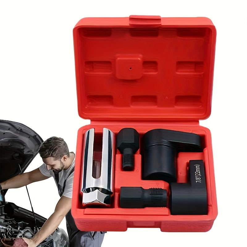 5-Piece Oxygen Sensor Removal Tool Set – O2 Sensor Socket Wrench Kit, 22mm Size for Removal, Installation & Maintenance, Auto Parts & Accessories