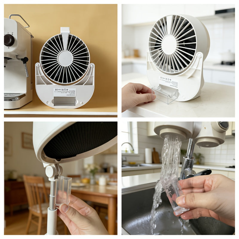 Compact Foldable 3-Speed Tabletop Smoke Extractor – Portable Smoke Purifier for Indoor Cooking, BBQ, Hot Pot & Kitchen | Adjustable Airflow, Space-Saving Design