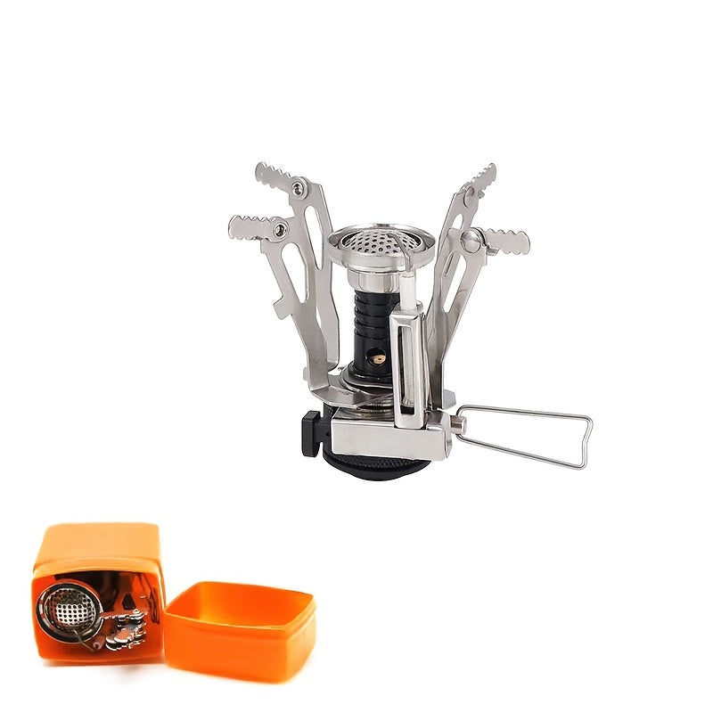 Lightweight Camping Stove for Backpacking, Gas-Powered with Piezo Ignition (Stove Only)
