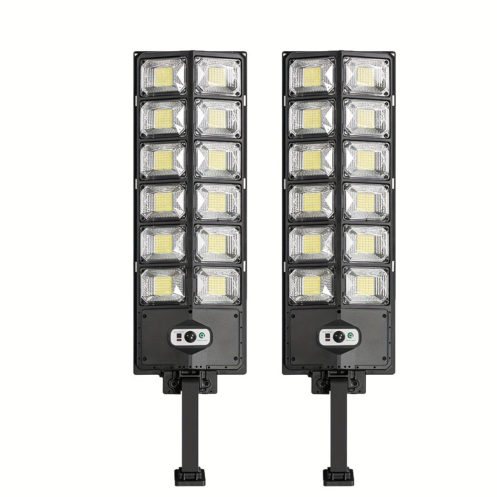 1/2/3/4/6 Pack 504 LED Solar Street Light, Ultra-Bright Outdoor, 6500K Daylight White, Dusk-to-Dawn Sensor Energy Saving Light, Perfect for Home Decoration, Courtyard, Garage, Foyer, Pathway, Adjustable Bracket, Easy Installation