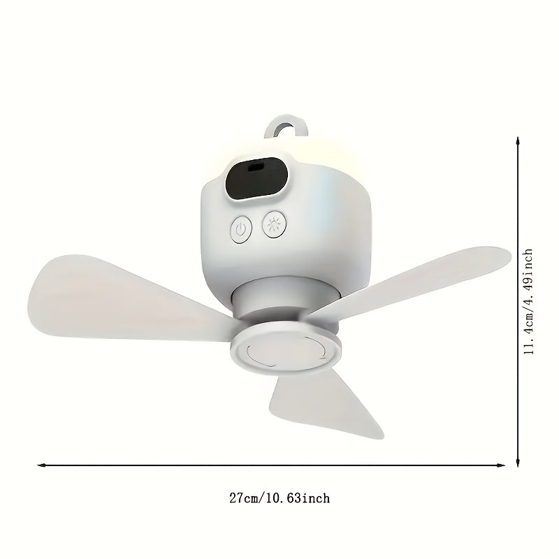 Large Quiet Air Circulation Table Fan - Size: 9.84in x 8.07in | Warm Light Turbo Desktop Circulator Fan, Fast Indoor Air Circulation, Multi-Speed High Wind Adjustment, Groove Back for Wall Mount, Multi-Level Warm Light Dimmable, 180° Air Supply