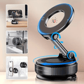 Magnetic Phone Holder Set – Rotatable Car Vacuum Suction Cup Phone Mount, Telescopic & Foldable, Swivel Magnetic Phone Stand. Made of Alloy Steel with Ultra-Strong Suction Cup.