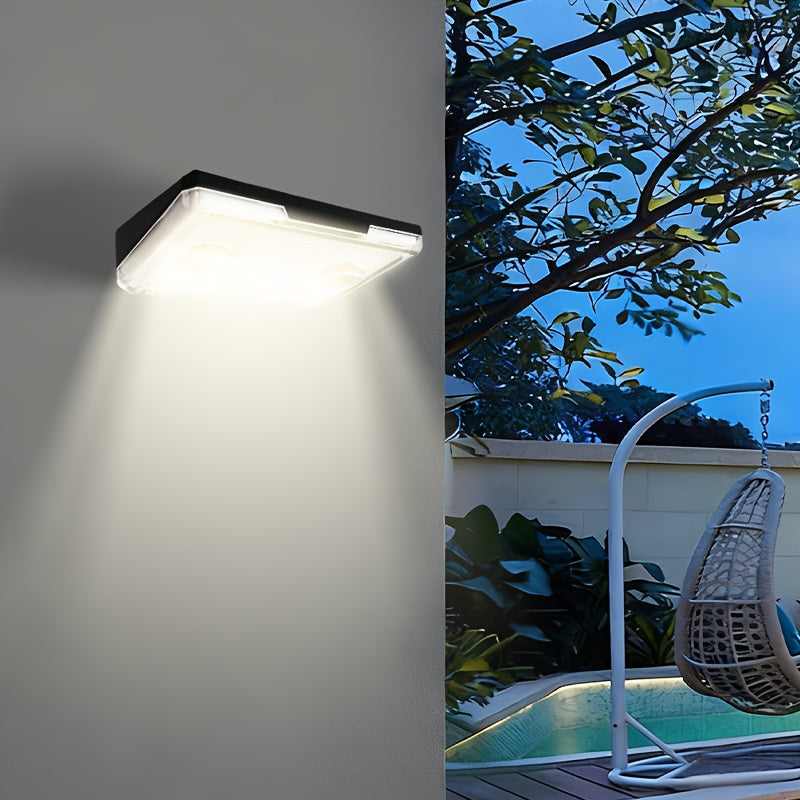 New Year Edition Solar Wall Washer Light Outdoor Garden Patio Balcony Lighting Ambient Decorative Wall Light Multi-Color Courtyard Light