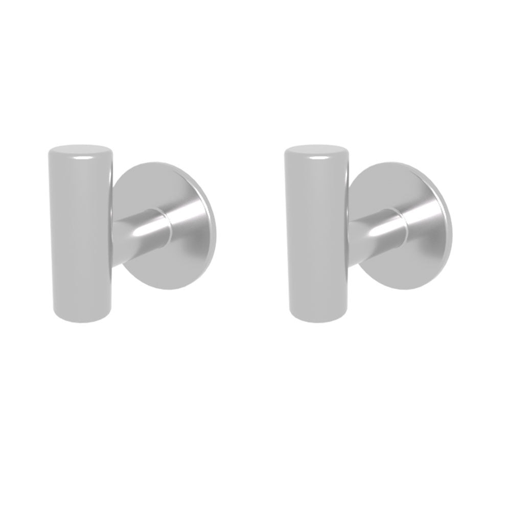 1/2/4-Pack Plastic Adhesive Hooks - No-Drill Self-Adhesive Sticky Hooks for Bathroom, Hats & Closet Storage, Wall Mount, Silver/Black/Gold