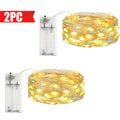 2pcs/set, 3m 30LED, 灯串、串灯、仙女灯、适用于家庭装饰、生日派对、婚礼、卧室、墙面、浪漫家居装饰、室内装饰灯串、阳台、周年纪念日、户外串灯、庭院灯、花园装饰、后院，小酒馆，咖啡馆风格，露营灯.（无电池）
