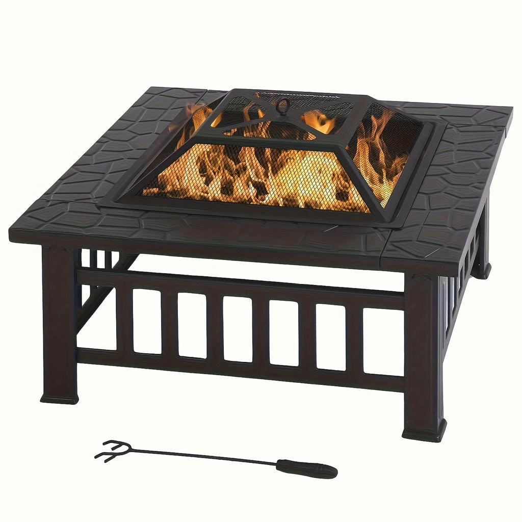 32-Inch Square Fire Pit