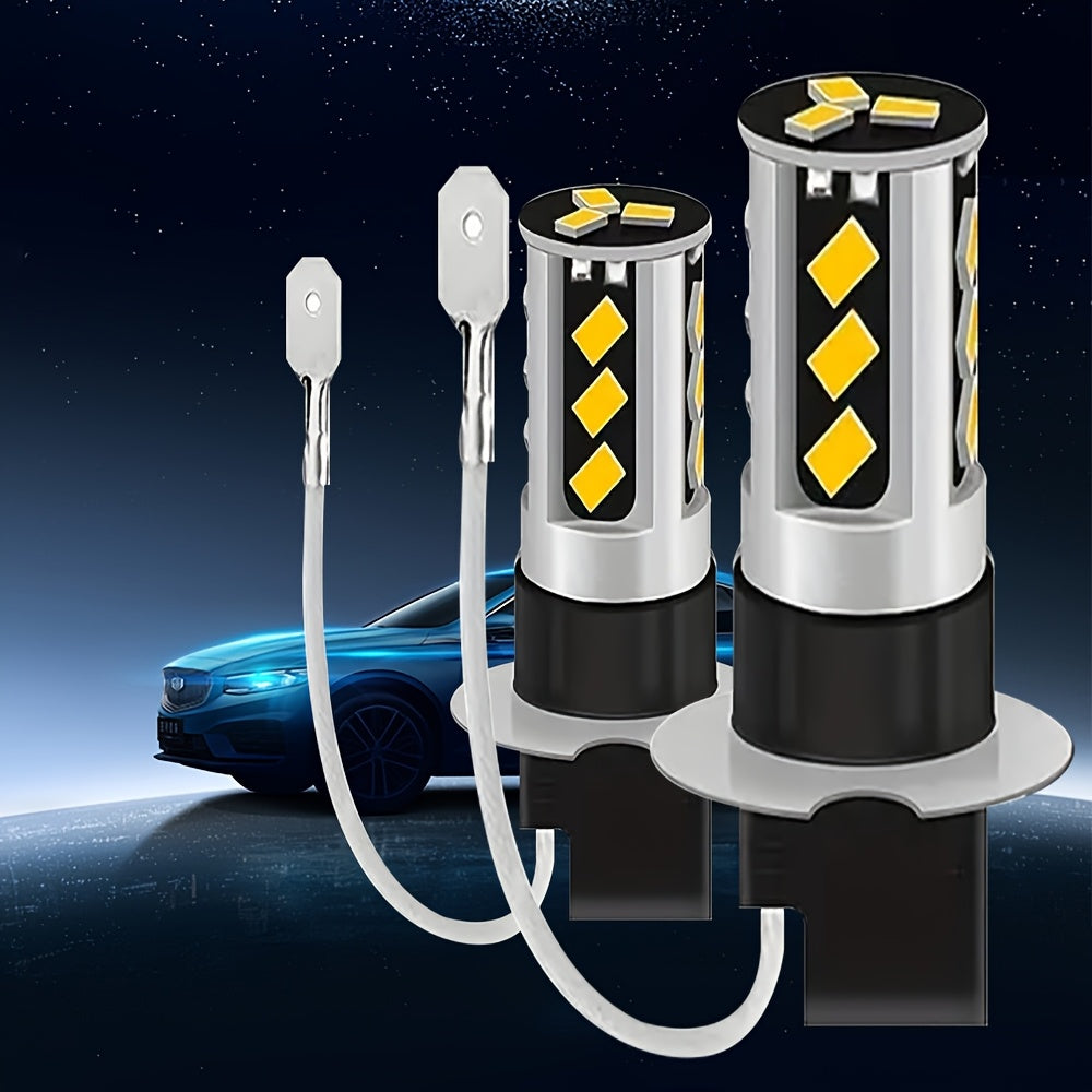 2 High/Low Beam LED Headlights, 55000 Lumens, Strong Penetration, Low Energy Consumption, 5000K White Light, Compatible with 9005/HB3/9006/HB4, H1G110, H3, H7, H11, 200W High Power, 880/881/H27, High/Low Beam