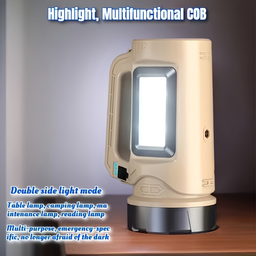 LiHangStar high-brightness portable lantern, solar rechargeable, portable side light design, USB charging, four lighting modes, suitable for outdoor camping, hiking, emergency lighting, holiday gift