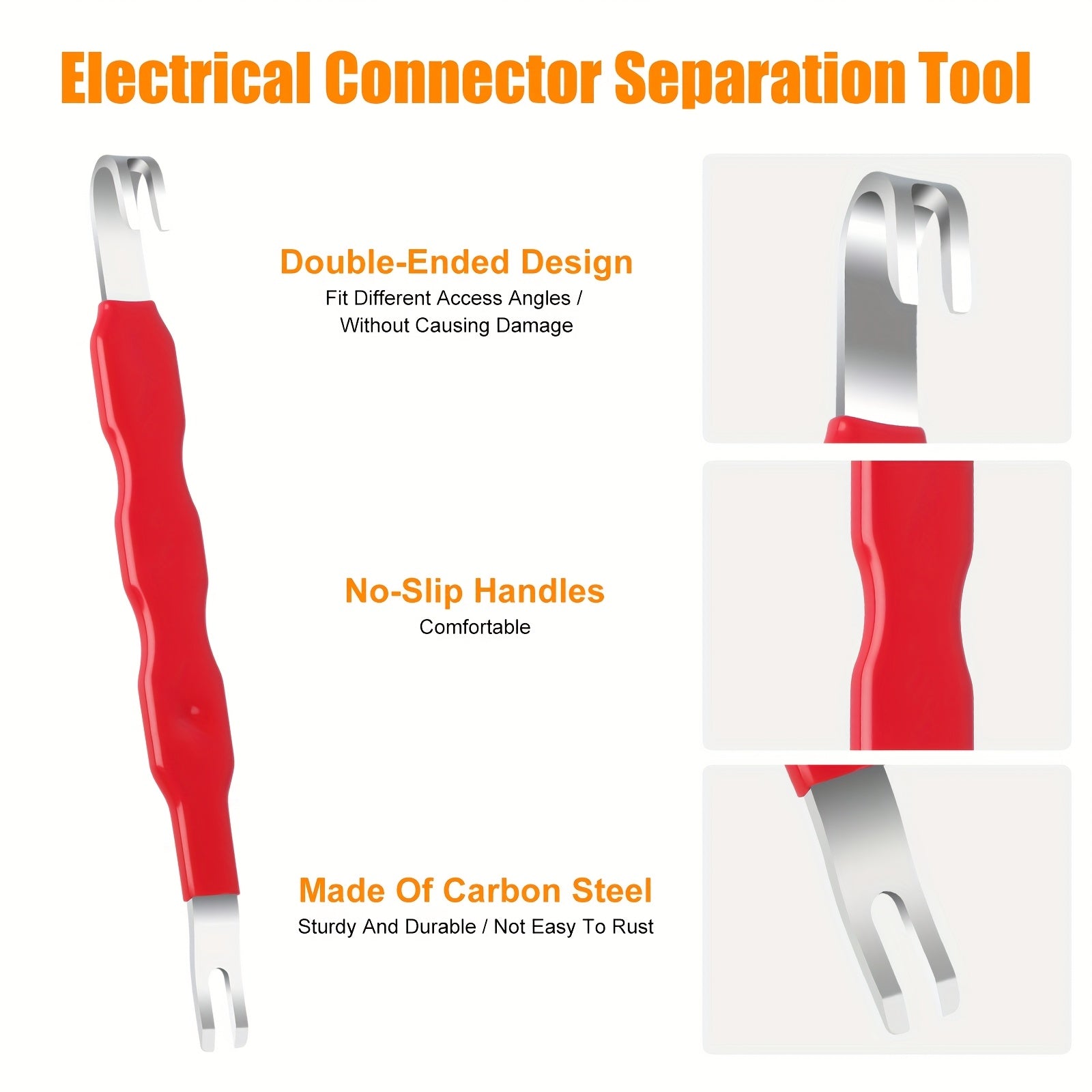 Electrical Disconnect Pliers & Connector Separator, Automotive Terminal Connector Removal Tool Set, Disconnect Tool, Electric Pliers for Quick Wire Disconnect, Plug Separator