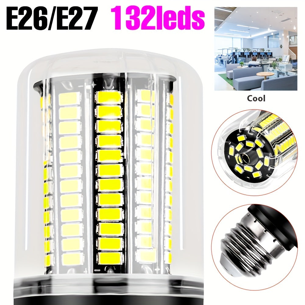 LED corn bulb E14 small screw base spotlight AC85-265V ceiling chandelier built-in bulb E27/E26 universal indoor bright eye-protection flicker-free candle light B22 home use 220V bedroom living room office study downlight 110V bathroom