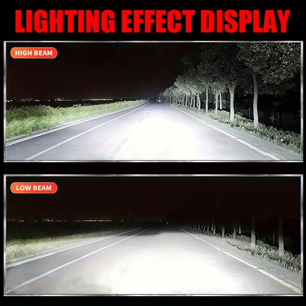 2pcs High Quality LED Lamp 9006/HB4-QK008 H4/H7/H1/H4/9003/HB2/H11/H18/H16/9012/9005, 60000 Lumens, 7500K, 300W, 950% Brightness, 360° Beam Angle, 9570 Chip, High-Performance LED, Car LED Light, 12V