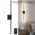 Removable Rechargeable Battery Powered, 31.5-Inch Wireless Wall Light, 360° Adjustable Lighting Angle: Features Include 4 Color Temperatures, Infinite Dimming, Touch and Remote Control Options