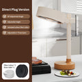 Mini Tabletop Range Hood – Portable 3-Speed Adjustable Exhaust Fan with Removable Oil-Absorbing Filter, Mini Kitchen Exhaust Fan for Indoor Hot Pot & BBQ