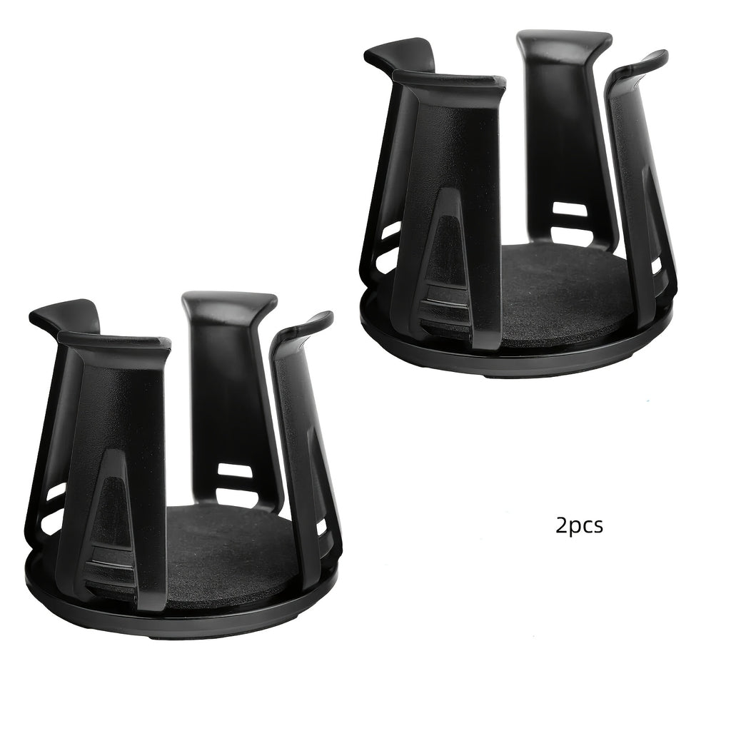 1/2 Pack Car Cup Holder Adapter, 2026 Upgraded Car Cup Holder Adapter with Self-Adjusting Clamping Arms, Built-in Adhesive for Securing Cups and Drinks, Essential Car Cup Holder Adapter