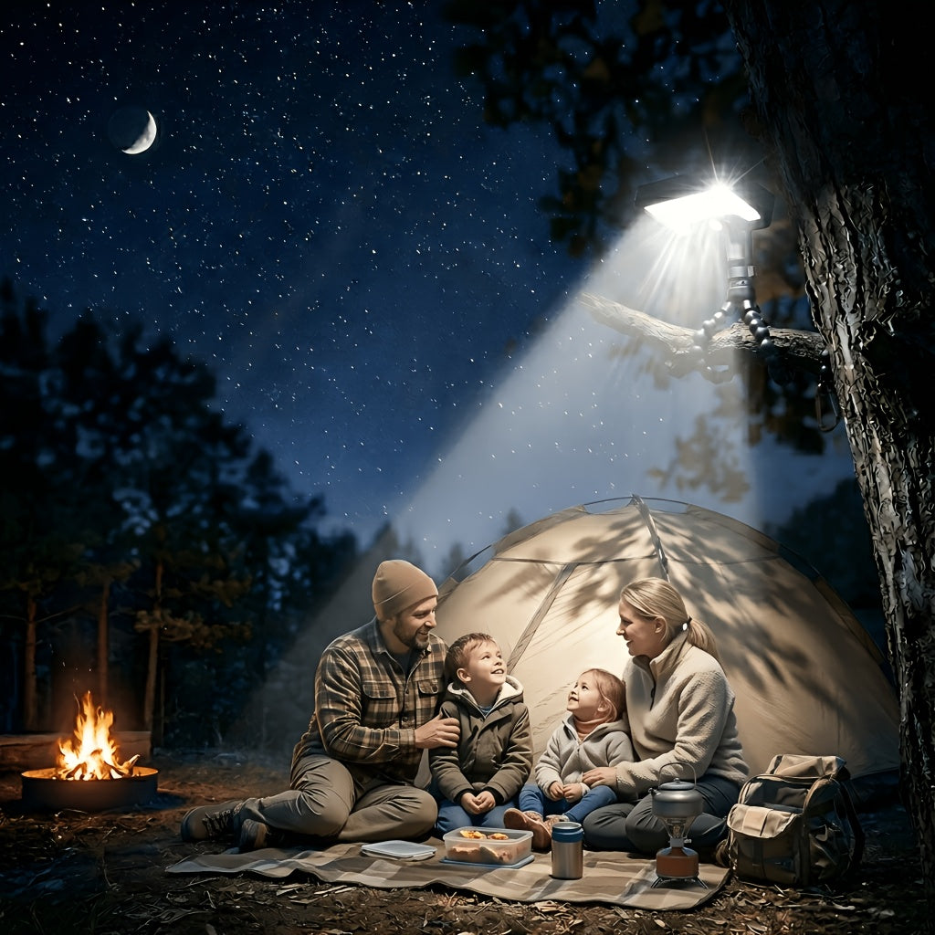 One Solar Motion Sensor Light, Solar Wall Light with Foldable Flexible Bracket, 92LED Street Light, 3 Modes Auto On/Off, Perfect for Outdoor Tree Branches, Tents, Camping, Tabletops, Walls, Streets, Garden Security Lighting, Garden Decoration