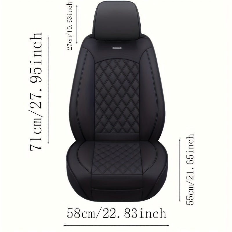 Leatherette Seat Covers for Ford F150, Fits 2015-2025 F150 Super Truck and 2017-2025 F250 F350 F450 Super Truck Cab Pickup