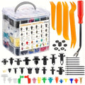 [105-Piece / 1240-Piece] Auto Retainer Clips / Fasteners / Multi-Purpose Plastic Clip Assortment Kit, 32 Sizes, for Car Interior Dashboard Audio Panel Repair & Installation
