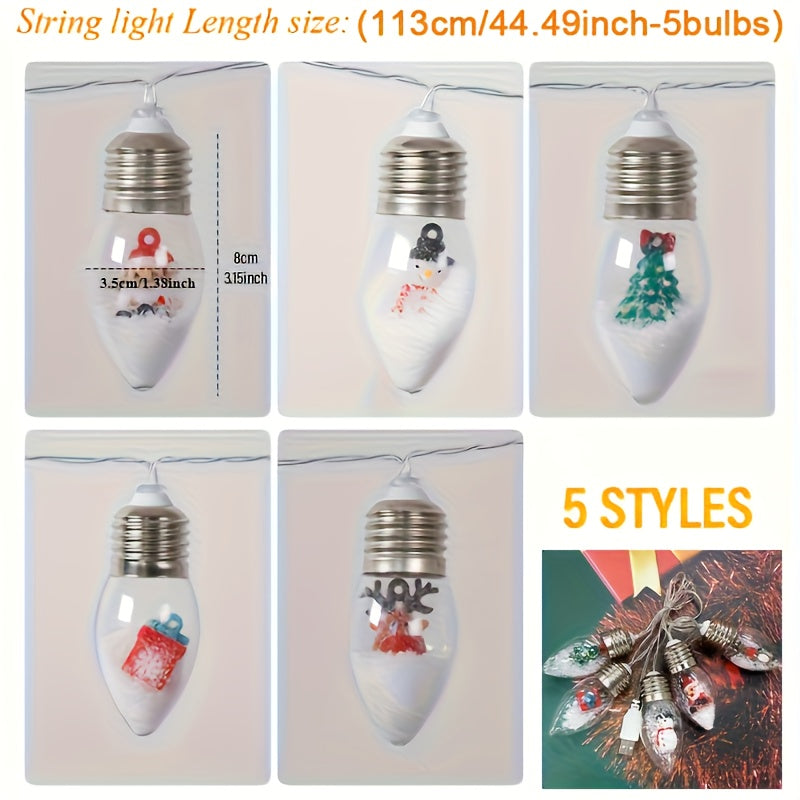 1入 LED 聖誕燈串，長度150公分或59.06英吋，電池供電（不含電池），適用於聖誕節、情人節、婚禮、派對和居家裝飾
