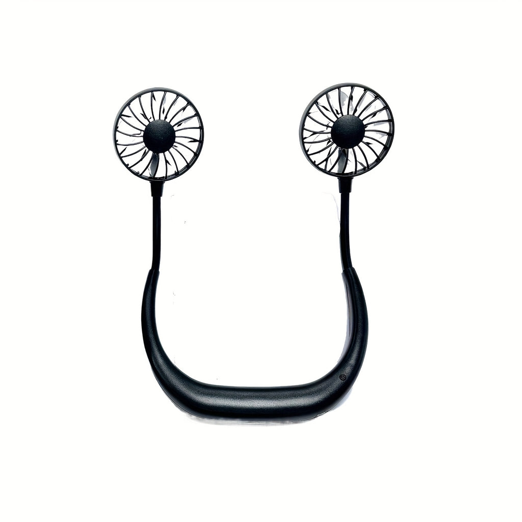 Upgraded Portable Neck Fan, Foldable Hands-Free Wearable Hanging Neck Fan, 360° Rotation Ultra Quiet Strong Airflow Head Cooling Fan with Long Battery Life, Ideal for Sports Office Home Outdoor Travel