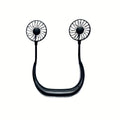 Upgraded Portable Neck Fan, Foldable Hands-Free Wearable Hanging Neck Fan, 360° Rotation Ultra Quiet Strong Airflow Head Cooling Fan with Long Battery Life, Ideal for Sports Office Home Outdoor Travel