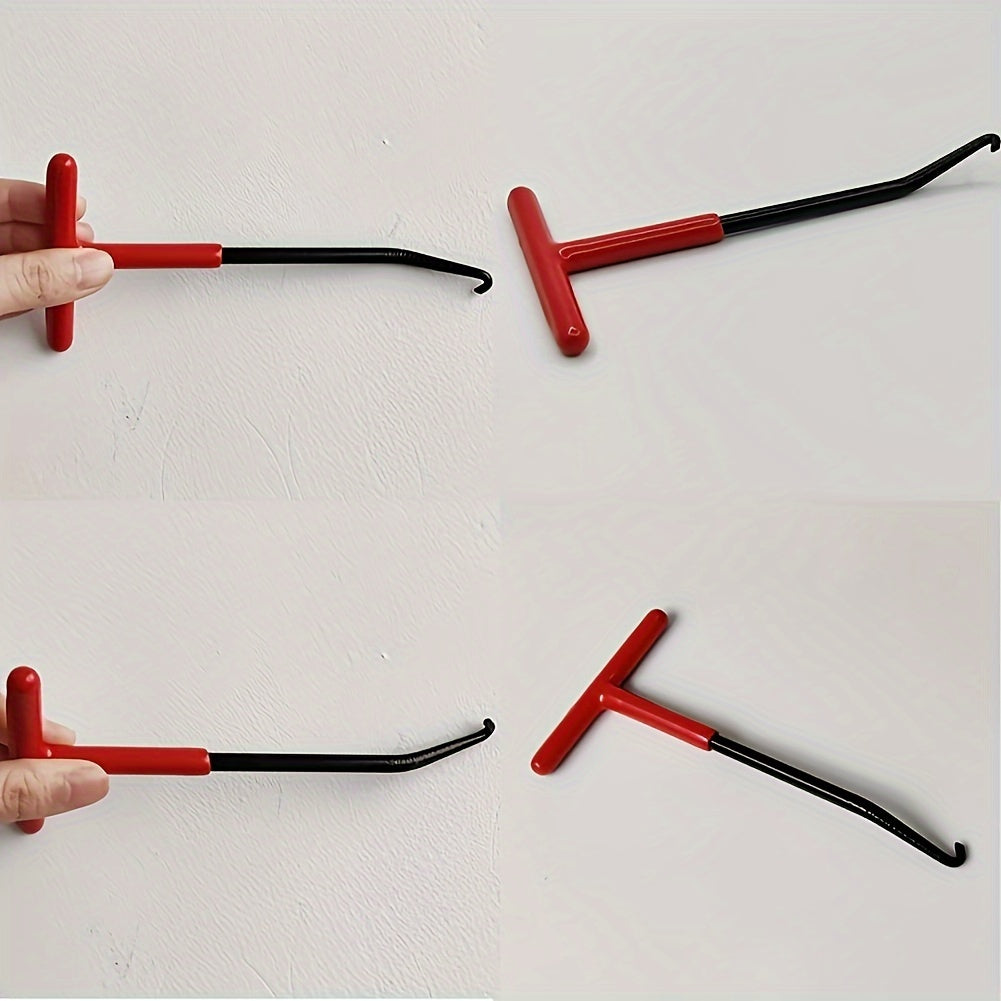 1pc Hook T-Shape Spring Hook Brake Wrench Clutch Exhaust Pipe Spring Removal Puller, Spring Hook Modification Tool, Spring Disassembly & Assembly Puller Tool, Home Improvement Tools > Hand Tools > Pry Bar