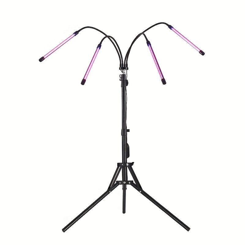 LED Plant Grow Light, 3 Color Modes Dimmable, 4/8/12H Timer, Full Spectrum Grow Lamp for Home Vegetable and Flower Planting
