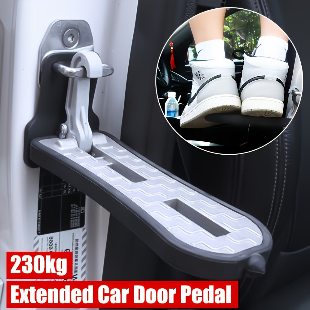 One Foldable Roof Access Step with Window Breaker & Safety Hammer – Easy Roof Access. Universal Fit for Most Cars, SUVs & Trucks. Portable & Durable Design for Emergency Escape & Daily Use