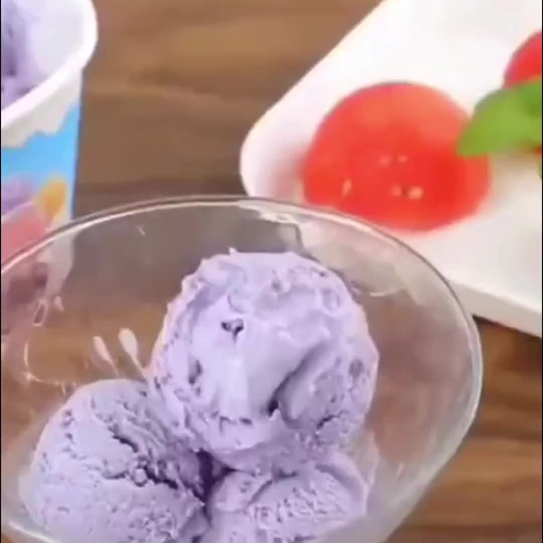 Stainless Steel Ice Cream and Fruit Scoop, Durable Round Melon Baller, Food Safe Scooper for Watermelon, Cantaloupe and Papaya