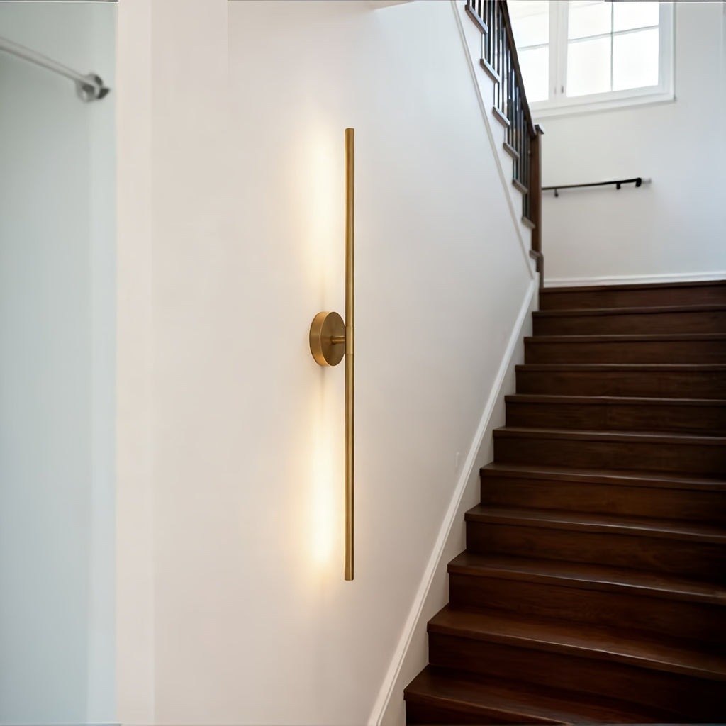 Rechargeable High-Capacity Battery Metal Light Tube Suitable for Picture Display Light, Hallway, Living Room Decoration and Various Scenes, 360° Rotating Cordless Wall Light, Multiple Brightness Levels Adjustable