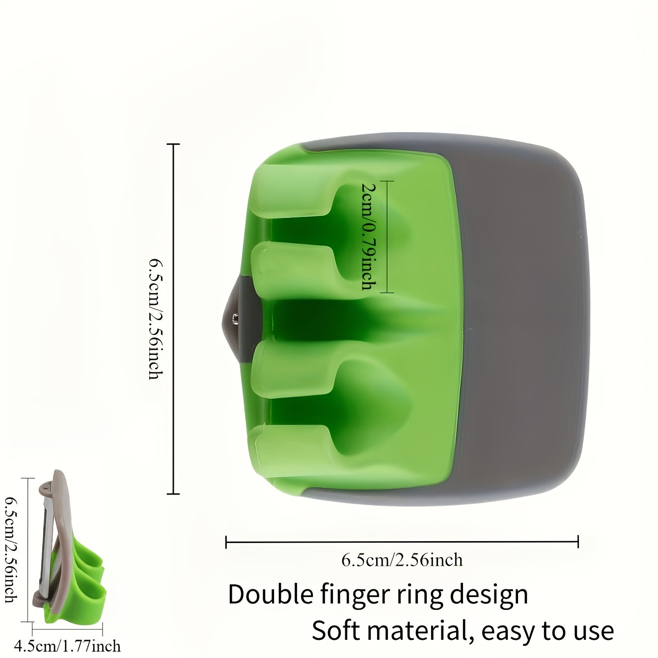 Comfort-Grip Vegetable Peeler with Non-Slip Rubber Ring. Made of Stainless Steel & Durable Thermoplastic Rubber, No Electricity Needed, Perfect for Carrots, Pumpkin and More