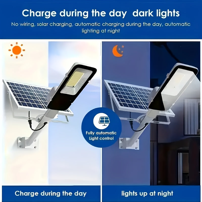 LED Solar Street Light, 4 Pack Outdoor Garden Light, Super Bright 6000mAh Rural Home Garage Sidewalk Street Solar Wall Light, Perfect for Courtyard, Garden, Pathway, Lawn, Porch, Patio, Park Road Street Light 1/2/3 Pack