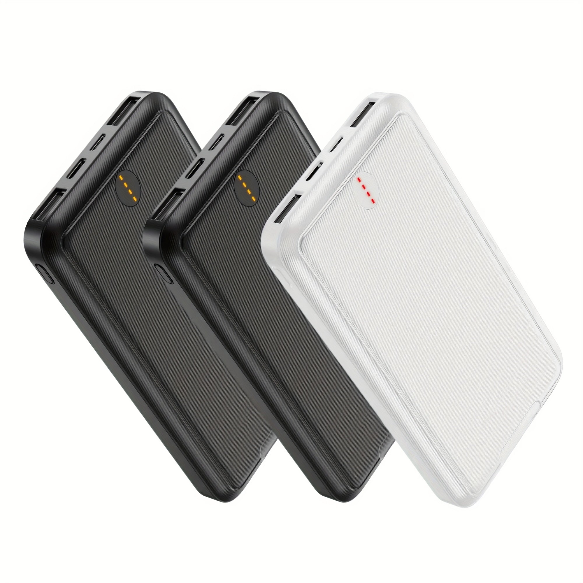 Christmas Carnival Price! 3 Sets Of 10000mAh Power Banks, 5V3A Fast Charging, Suitable for Both Mobile Phones And Tablets