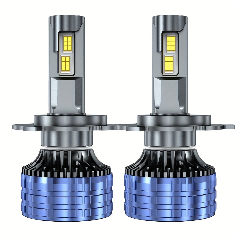 2-Pack H7 H4 H11 LED Headlights 220W High Power Canbus H1 H8 H9 9005 HB3 9006 HB4 9012 HIR2 9007 HB5 9008 H13 Turbo Light 6000K Car Light, No Battery Included