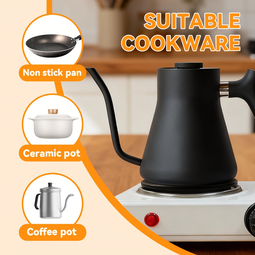 US Standard Desktop Electric Hot Plate, 5 Adjustable Temperature Settings with Precise Control, Space-Saving & Efficient Rapid Heating, Compact for Desktop, Home & Camping Dual Use – Small Footprint