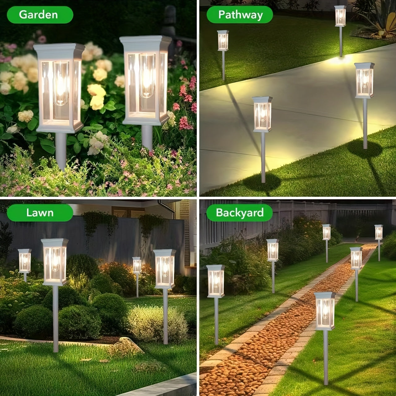 ZYHWDJ, New Upgraded Solar Spotlight, Lawn Light Suitable for Outdoor Courtyard, Home Garden, Camping Party, Sidewalk, Path, Lawn, Autumn and Winter Decoration, Christmas and Thanksgiving Decoration, Gift
